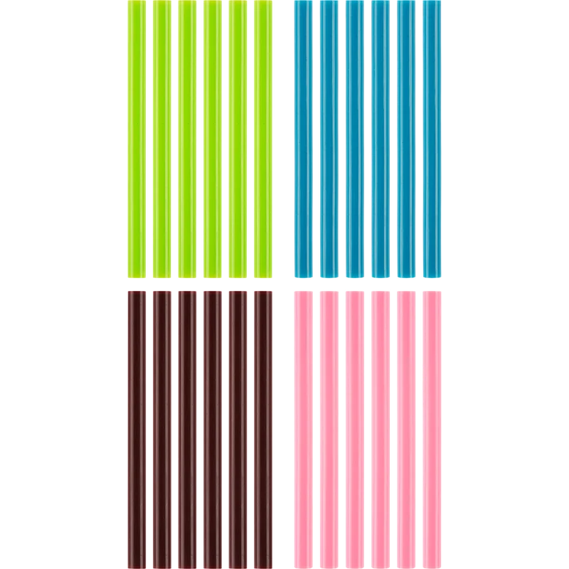 24 PC. Mini Variety Color Glue Sticks