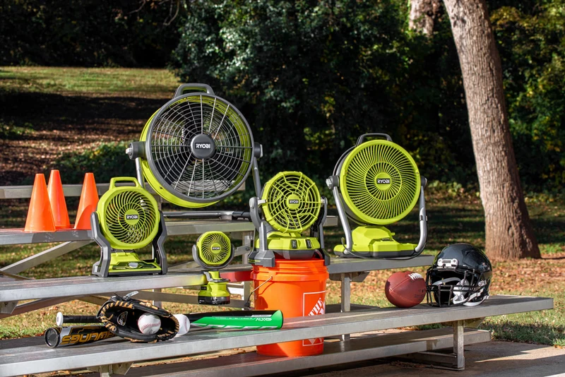18V ONE+ WHISPER SERIES 7.5" Bucket Top Misting Fan Kit