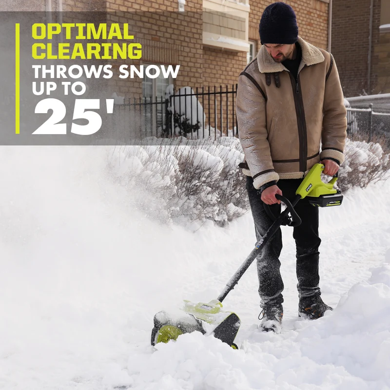 40V 12" Wheeled Snow Shovel Kit