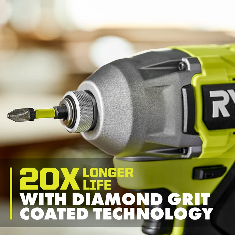 2" Diamond Grit Impact Drive Bits (6-Piece)