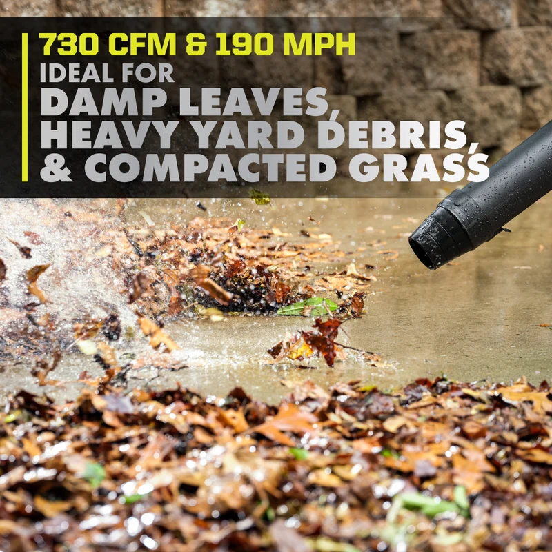40V HP Brushless 730 CFM WHISPER SERIES Blower