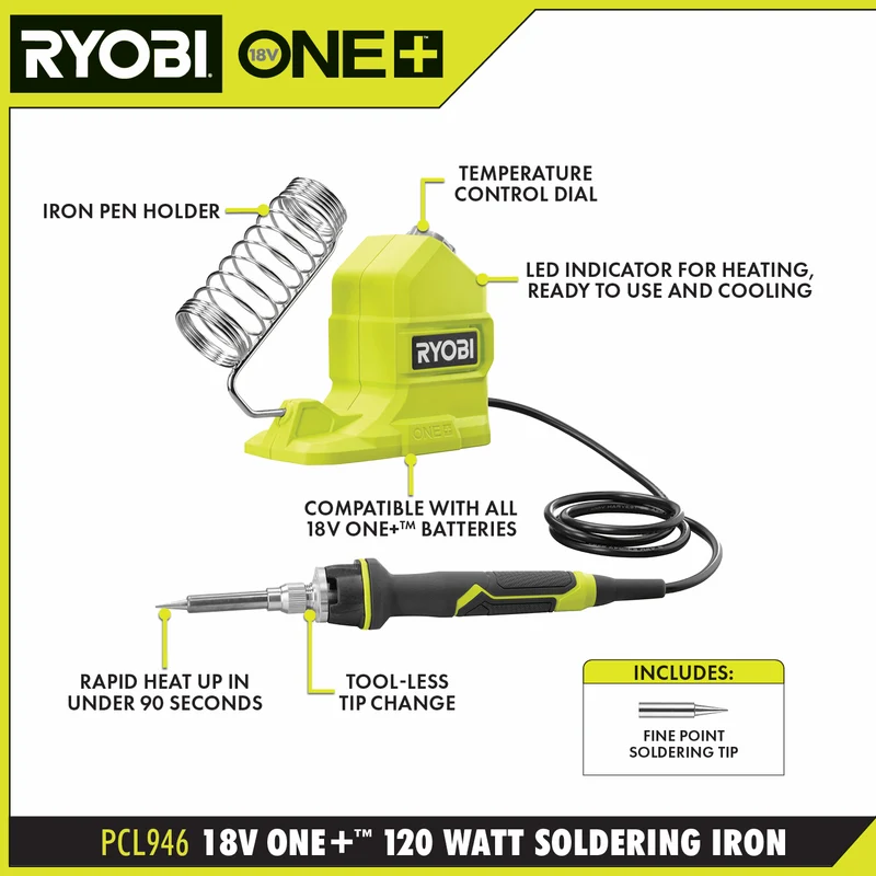 18V ONE+ 120W Soldering Iron Kit