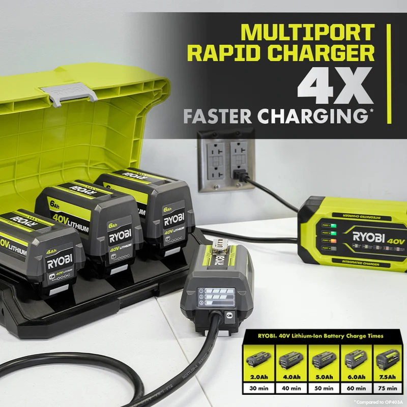 40V Backpack Power Supply/Charger
