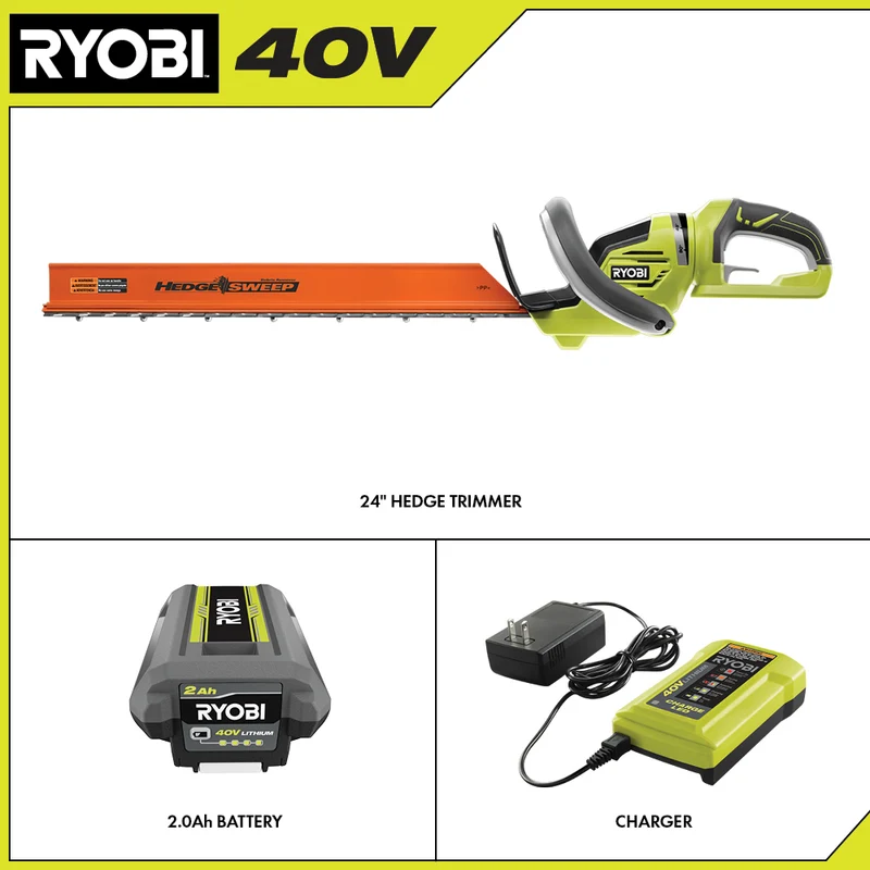 40V 24" Hedge Trimmer Kit