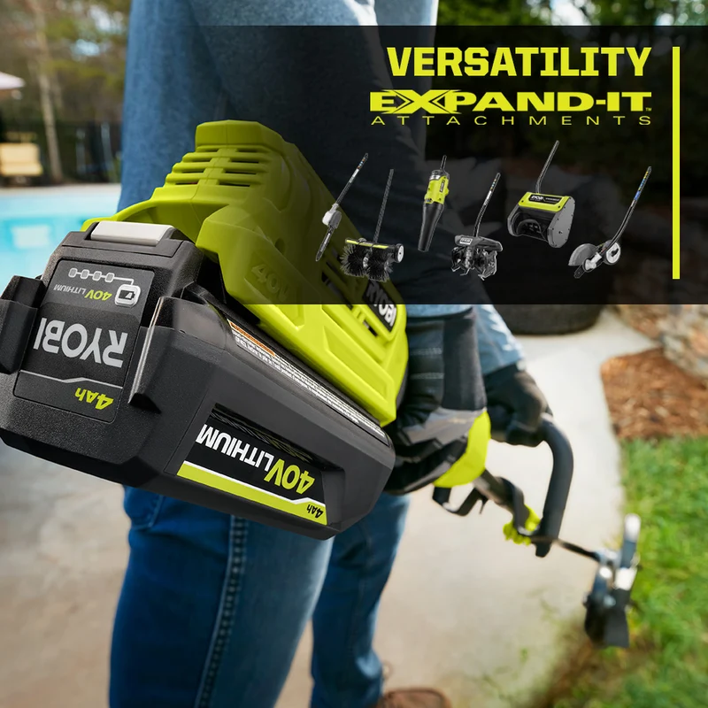 40V Attachment Capable 15" String Trimmer Kit