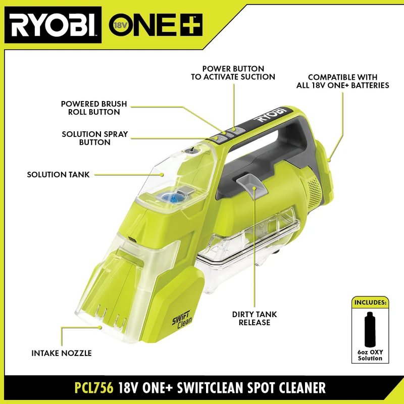 18V ONE+ SWIFTClean Spot Cleaner Kit