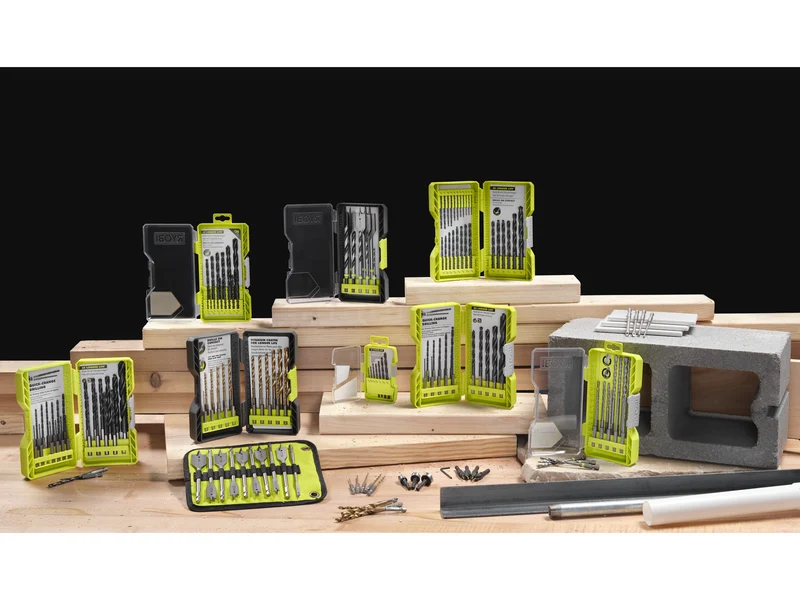 15 PC. Black Oxide Hex Shank Drill Bits