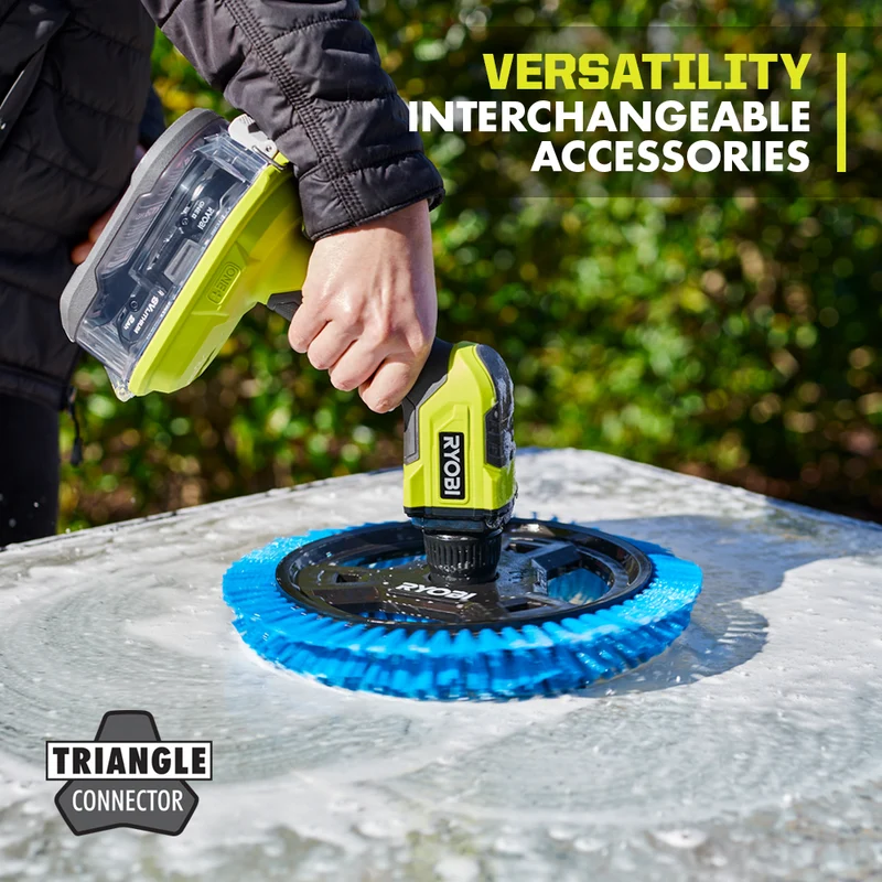 18V ONE+ Cordless VORTEX Power Scrubber (Tool Only), Electric Spin Scrubber