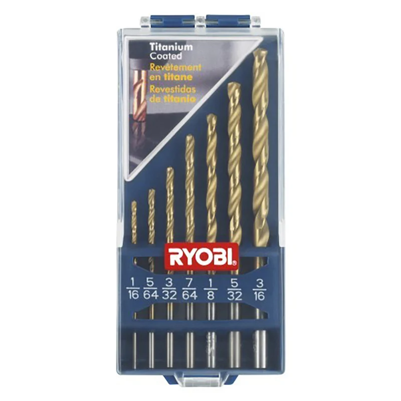 7 PC. Titanium Drill Bit Set