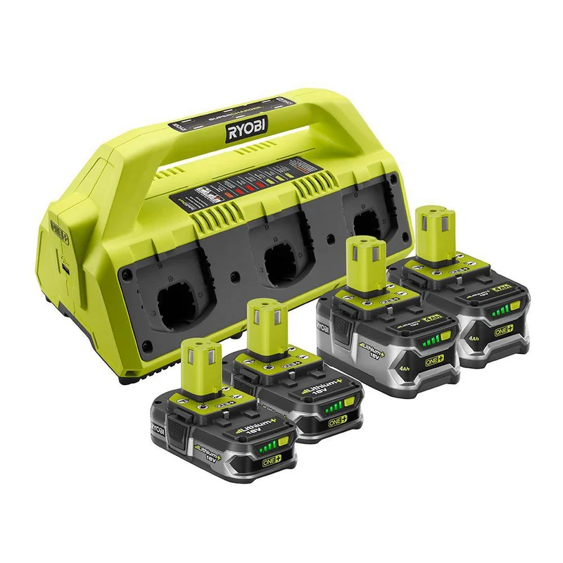6-Port Supercharger with 4 Lithium+ Batteries