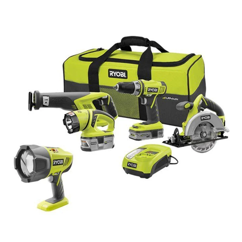 18V ONE+ Lithium Combo Kit (4-Tool) + Xenon High Beam