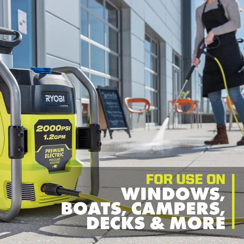 2000 PSI 1.2 GPM Electric Pressure Washer