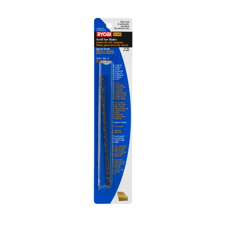 Spiral Tooth Scroll Saw Blades - 12 Pack