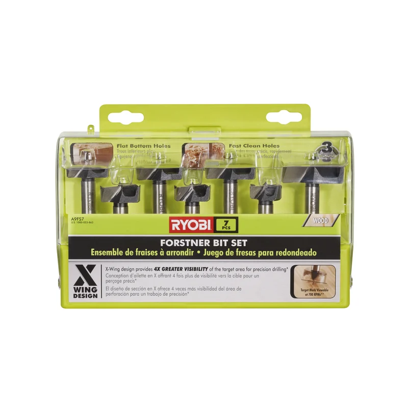 7 PC. Forstner Bit Set