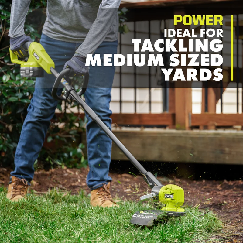 18V ONE+ 13" Cordless Battery String Trimmer/ Lawn Edger with 4.0 Ah Battery and Charger