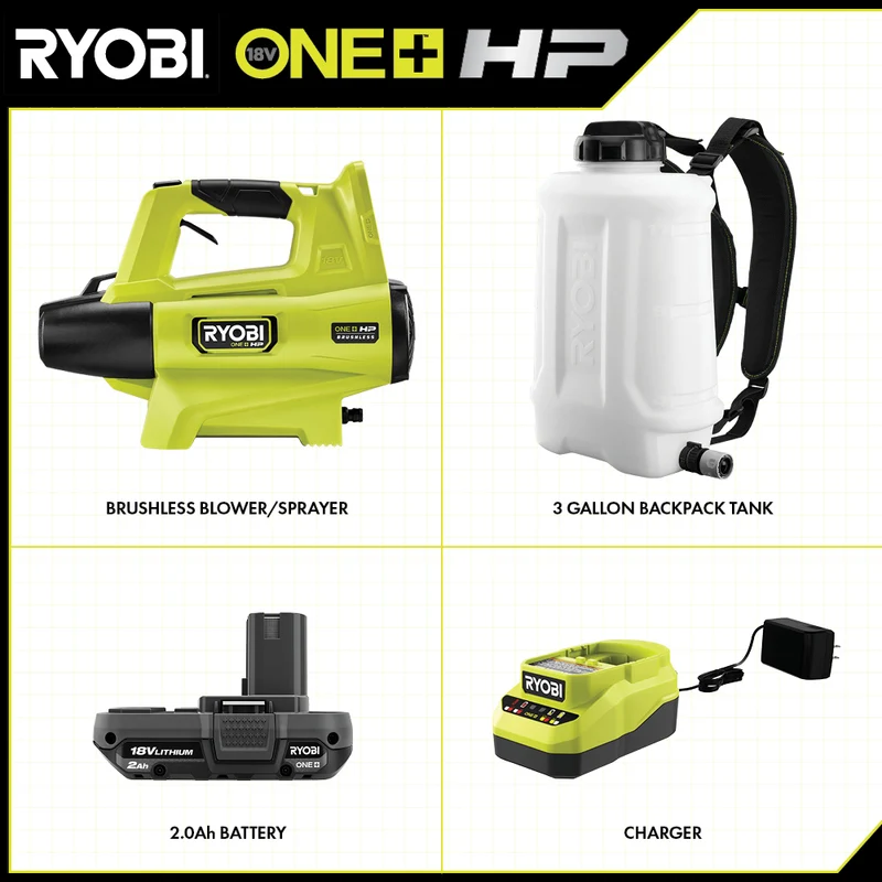 18V ONE+ HP Backpack Blower/Sprayer Kit
