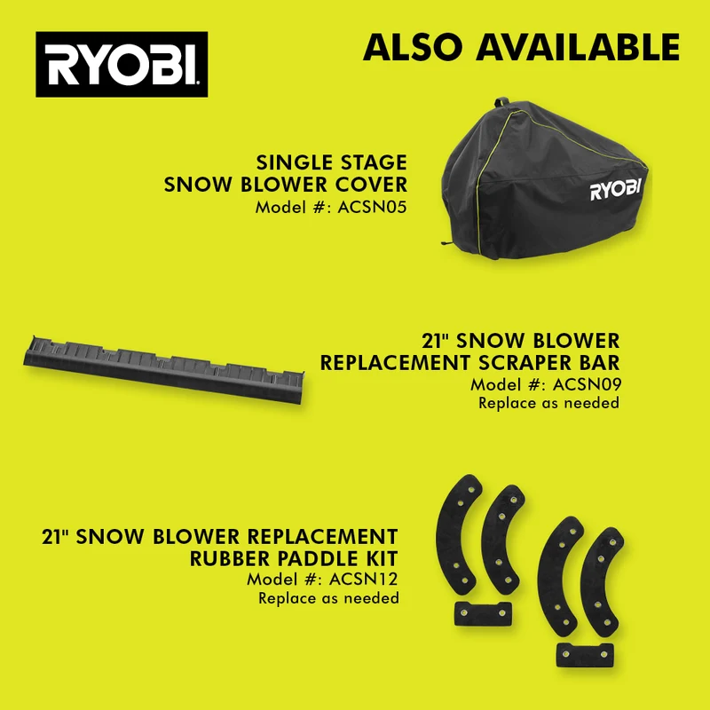 40V HP Brushless 21" Whisper Series Snow Blower Kit
