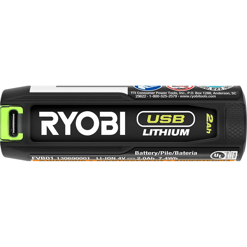USB Lithium 2AH Lithium Rechargeable Battery