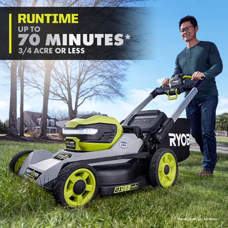 40V HP Brushless 21" Self-Propelled Multi-Blade Mower Kit