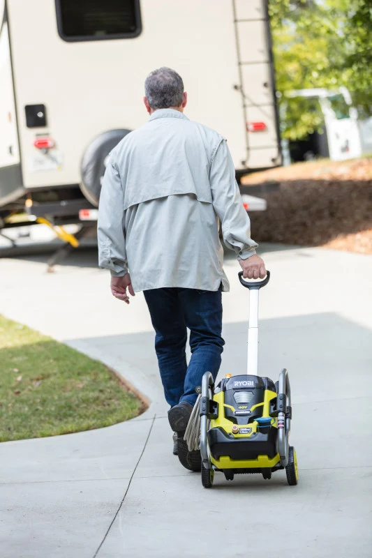 40V 1500 PSI 1.2 GPM Cordless Cold Water Electric Pressure Washer with (2) 5.0 Ah Batteries and Charger
