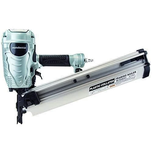Metabo HPT Framing Nailer, The Pro Preferred Brand of Pneumatic Nailers, 21° Magazine, Accepts 2" to 3-1/2" Framing Nails, (NR90AES1)