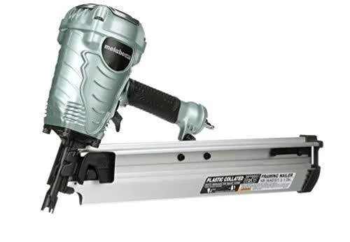 Metabo HPT Framing Nailer, The Pro Preferred Brand of Pneumatic Nailers, 21° Magazine, Accepts 2" to 3-1/2" Framing Nails, (NR90AES1)