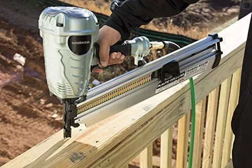 Metabo HPT Framing Nailer, The Pro Preferred Brand of Pneumatic Nailers, 21° Magazine, Accepts 2" to 3-1/2" Framing Nails, (NR90AES1)