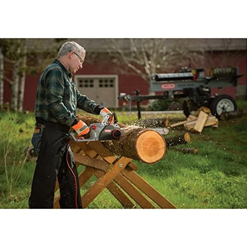 Oregon CS1500 18-inch 15 Amp Self-Sharpening Corded Electric Chainsaw, with Integrated Self-Sharpening System (PowerSharp) and Chain Brake for Safety, 120V