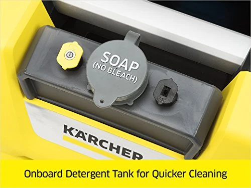 Karcher K1700 Cube 1700 PSI 1.2 GPM Electric Power Pressure Washer with Turbo, 15°, & Soap Nozzles