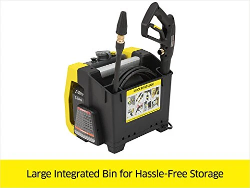 Karcher K1700 Cube 1700 PSI 1.2 GPM Electric Power Pressure Washer with Turbo, 15°, & Soap Nozzles