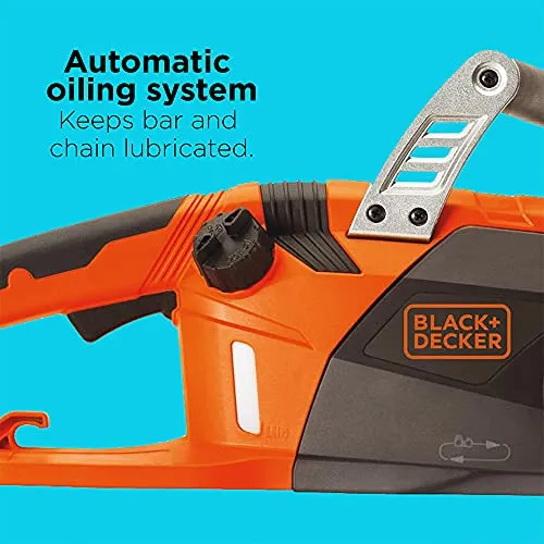 BLACK+DECKER Electric Chainsaw, 18-Inch, 15-Amp, Corded (CS1518)