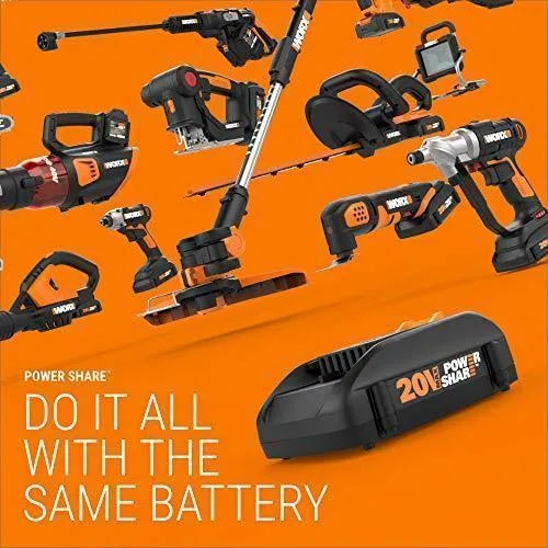 WORX WG545.1 20V Max Lithium Cordless AIR Blower/Sweeper, battery included