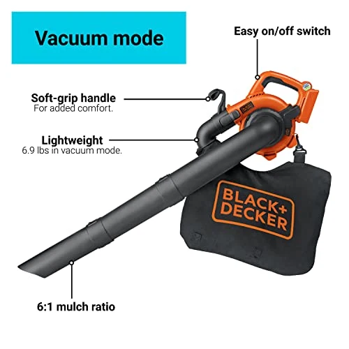 BLACK+DECKER 40V MAX* Cordless Hard-Surface Sweeper with POWERCOMMAND (LSW36)