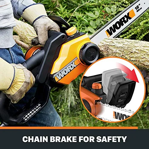 Worx WG304.1 15 Amp 18" Electric Chainsaw