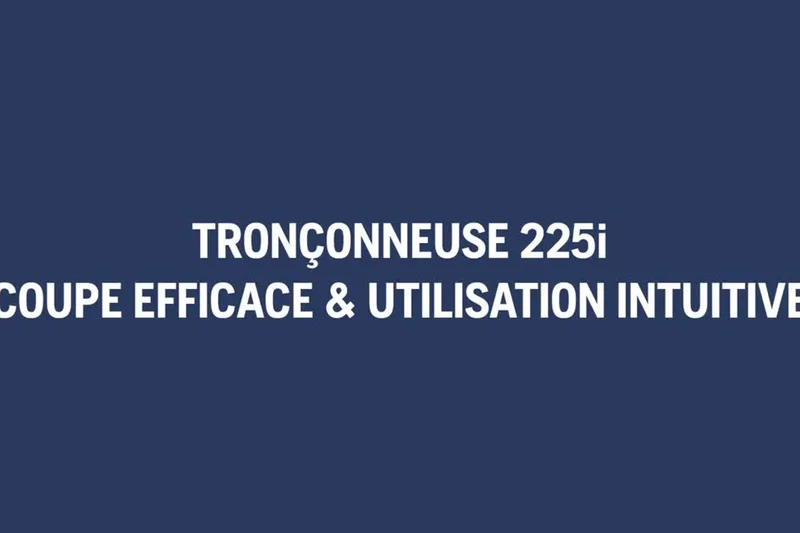 Tronçonneuse à batterie Husqvarna 225i avec batterie et chargeur