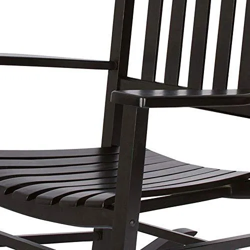 Shine Company Vermont Rocking Chair, Black