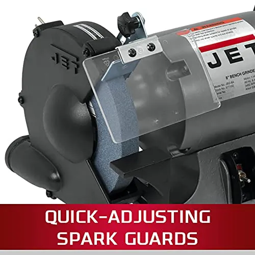 JET JBG-8B, 8-Inch Bench Grinder (577102)