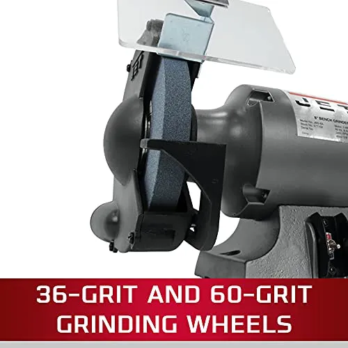 JET JBG-8B, 8-Inch Bench Grinder (577102)
