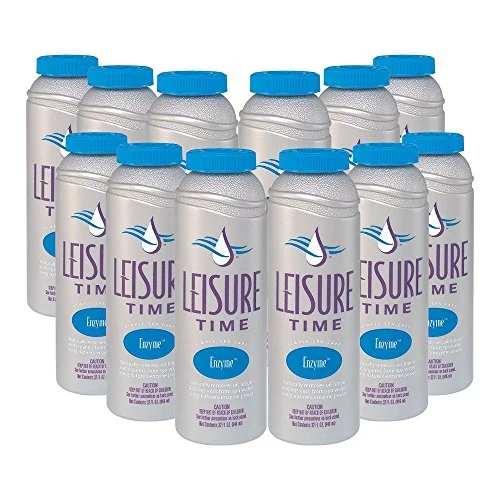 LEISURE TIME SGQ-12 Spas Hot Tub Enzyme, 12-Pack