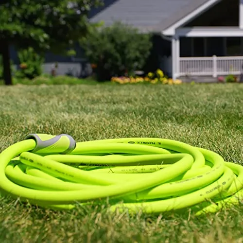 Flexzilla HFZG5100YWS Garden Hose, 5/8" (inches) x 100' (feet), ZillaGreen w/SwivelGrip