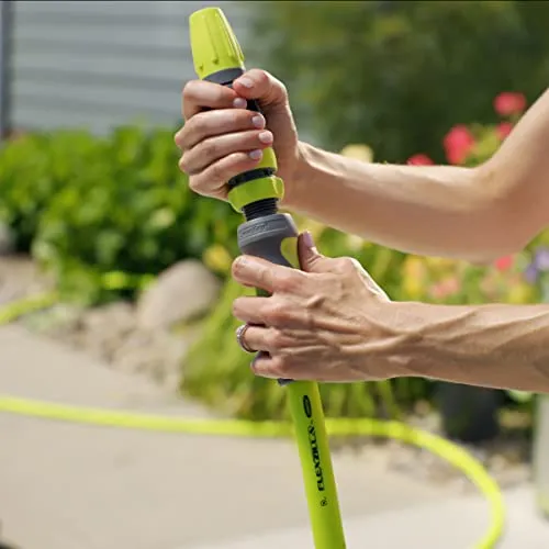 Flexzilla HFZG5100YWS Garden Hose, 5/8" (inches) x 100' (feet), ZillaGreen w/SwivelGrip