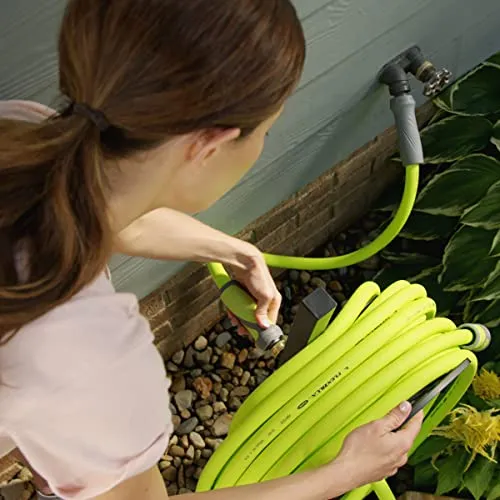 Flexzilla HFZG5100YWS Garden Hose, 5/8" (inches) x 100' (feet), ZillaGreen w/SwivelGrip