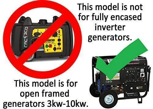 GenTent 10k Generator Tent Running Cover - Universal Kit (Extreme, GreySkies) - Compatible with 3000w-10000w Portable Generators