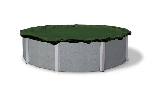 Blue Wave BWC808 12-Year 24-ft Round Above Ground Pool Winter Cover, FEET, Forest Green
