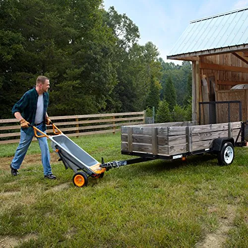 WORX WG050 Aerocart 8-in-1 Yard Cart / Wheelbarrow / Dolly
