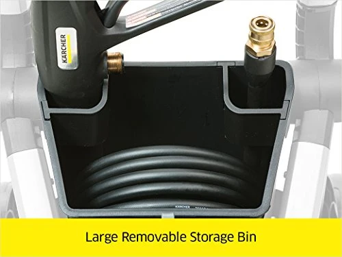 Karcher K1700 1700 PSI 1.2 GPM Electric Power Pressure Washer with Turbo, 15°, & Soap Nozzles