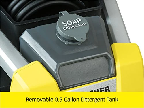 Karcher K1700 1700 PSI 1.2 GPM Electric Power Pressure Washer with Turbo, 15°, & Soap Nozzles