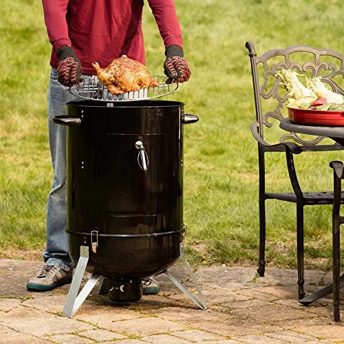 Cuisinart COS-118, Vertical Charcoal Smoker, 18"