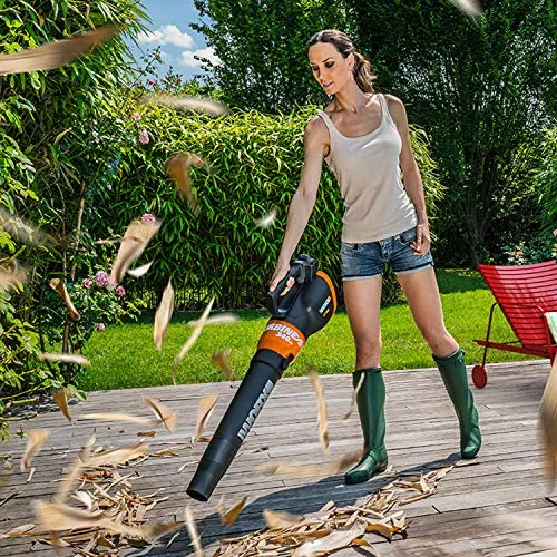 WORX WG546 TURBINE 20V PowerShare 2-Speed Cordless Battery-Powered Leaf Blower