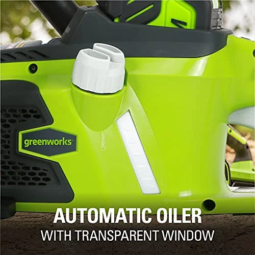 Greenworks 40V 16-Inch Cordless Chainsaw, Tool Only